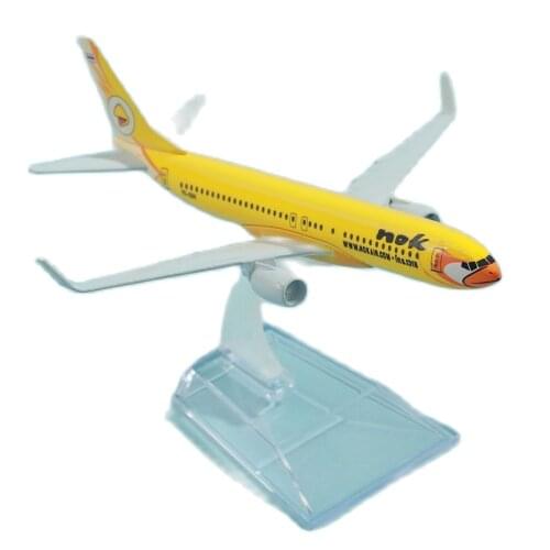 Vietnam NOK Airlines Yellow Bird Aircraft Model 6" Metal Airplane Diecast Mini Moto Collection Eduactional Toys for Children