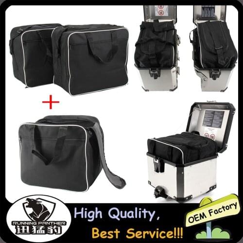 Motorcycle Luggage Bags for BMW R1200GS Adv Black Inner Bags R 1200 GS adventure WATER-COOLED 2013-2017