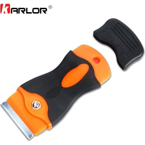 Multi Razor Scraper Steel Blades Window Tint Tool Cutter Auto Car Film Sticker Car Wrap Remover Squeegee Vinyl Cleaning Tool