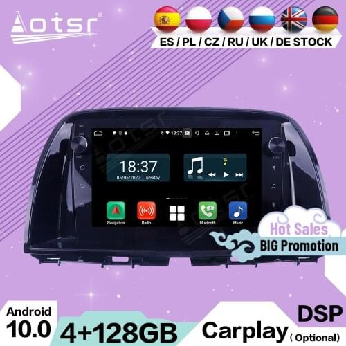 128G 2 Din Carplay Multimedia Stereo Android 10 For Mazda CX-5 2018 2019 2020 GPS Navigation Auto Video Radio Receiver Head Unit