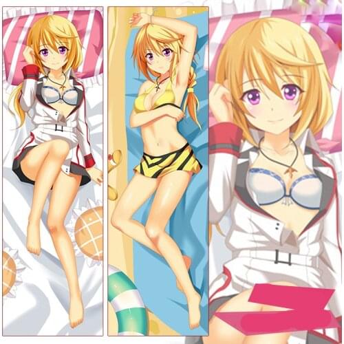 Anime Infinite Stratos Cecilia Alcott lingyin Charlotte Girl Pillow Cover Hugging Body Pillowcase Dakimakura Pillow Case cover