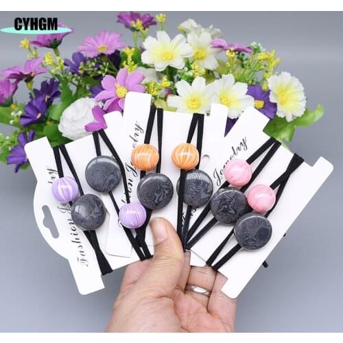 New Fashion korean amber Hair rope Accessories for Women hair ties elastic hair bands scrunchie Girls Hair Band A02-4