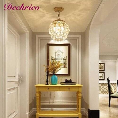 Modern Luxury Gold Ceiling Lamps Pendant Light Chandelier Home Decoration Bedroom Lighting Dining Living Room Corridor Led