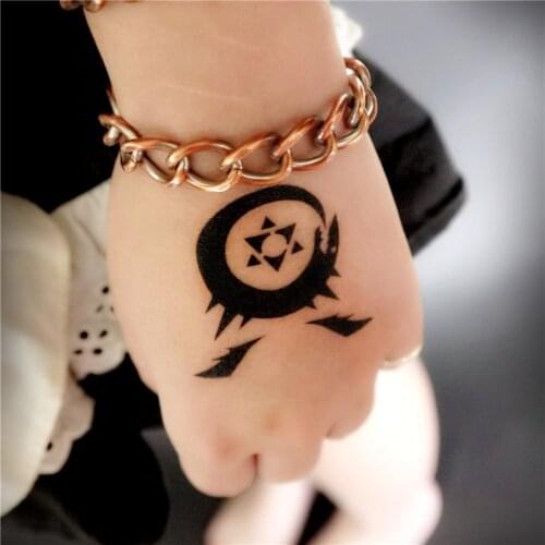 Fullmetal Alchemis ourovoros cosplay Animation Cartoon logo tatoo tattoo Sticker XR040