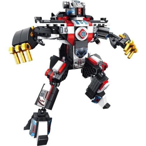 Mech Warrior Building Blocks Toy Robots Model Action Figure Soldiers Aanime Figure Dolls Assembling Bricks Toys For Children