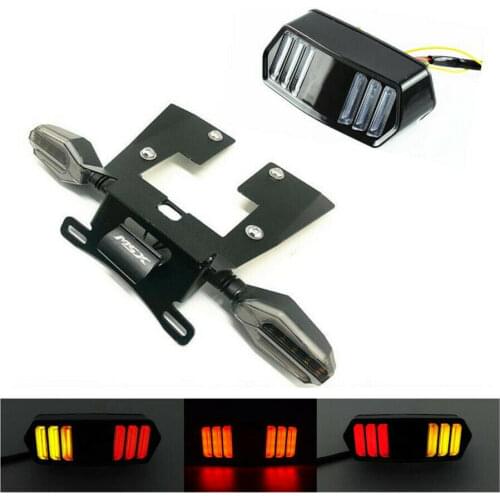 LED License Plate Holder Tail Light Turn Signal For HONDA MSX125 Grom MSX125 SF 2016-2019