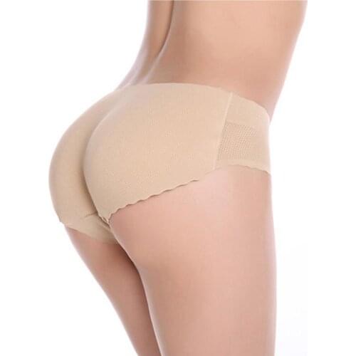 Mozhini push up hips Pants lifting butt shaper panties padded hips and buttocks enhancing Underwear Knickers lace women briefs