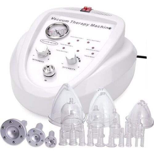 Body Shaping Vacuum Therapy Body Slimming Beauty Machine Breast Enlargement Pump Vauum Machine Butt Hip Suction Cups Massager