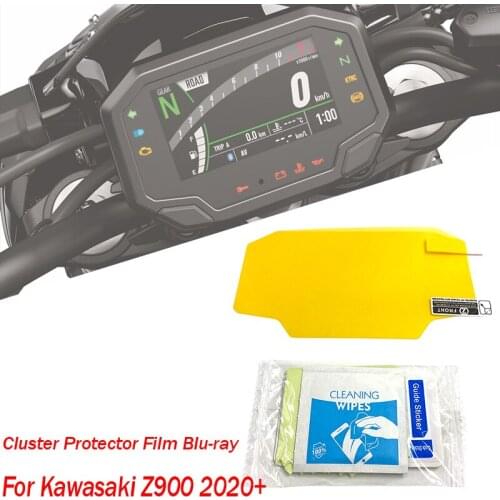 For KAWASAKI Z900 2020+ Motorcycle Cluster Scratch Screen Protection Film Dashboard Screen Protector Instrument Speedometer Film