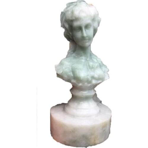 Natural Stone Carving Free Woman Statue Crystal Quartz Mineral Chakra Gem Reiki Healing Energy Home Decoration Craft Gift