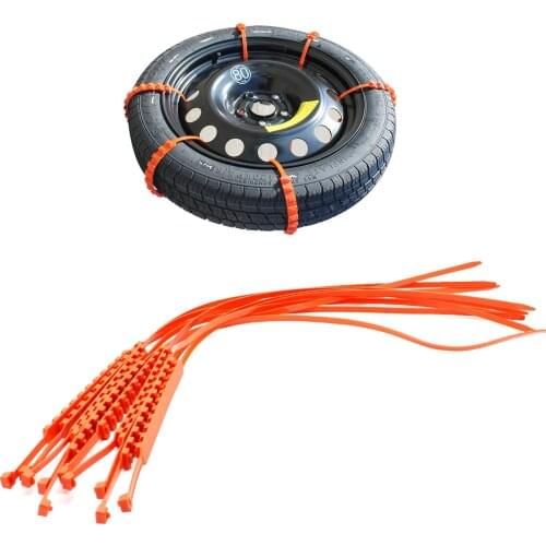 10pcs Car Universal Mini Winter Tires Wheels Snow Chains Straps Car-Styling Anti-Skid