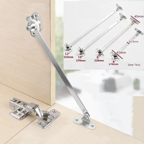 2Pcs/Lot Cabinet Door Flap Down Stay DROP LID SUPPORT Sliding Rail Cupboard Door Flap Down With Screws