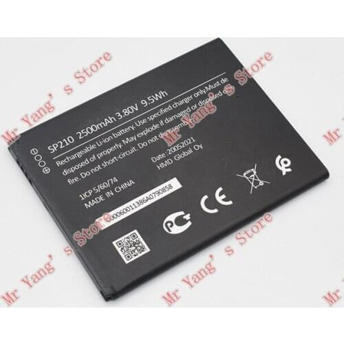 2500mah 3.8V 9.5Wh SP210 battery for Nokia c1 plus Rechargeable Li-ion batteries