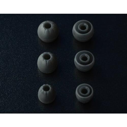 Newest eartips 3 Pairs(6pcs) L M S In Ear Tips Earbuds Headphone Silicone eartips,Ear Sleev,Earbuds For KZ ED12 ATE Earphone