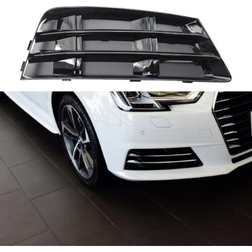 50% Hot Sales! L/R Front Lower Bumper Fog Light Grille Bezel 8WD807681 8WD807682 for Audi A4 B9 16-18