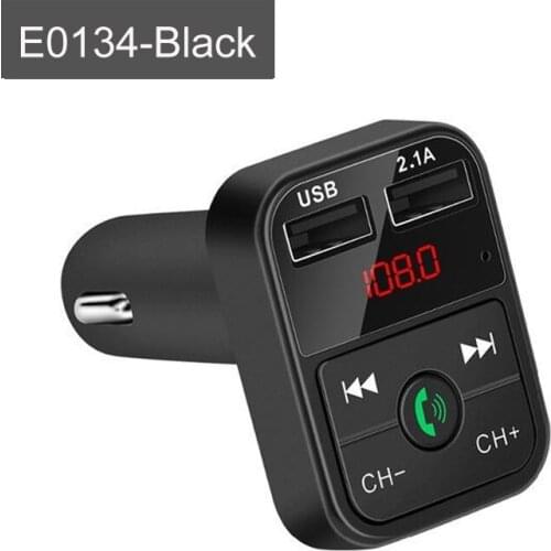 Car Bluetooth 5.0 FM Transmitter Wireless Handsfree Audio Receiver Auto MP3 Player 2.1A Dual USB Fast Charger Car Accessories