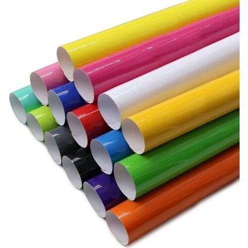 Various Color White Glossy Black Vinyl Wrap Film Robin Egg Blue Car Wrapping Film Foil Bubble Free For Car Bike Phone Console