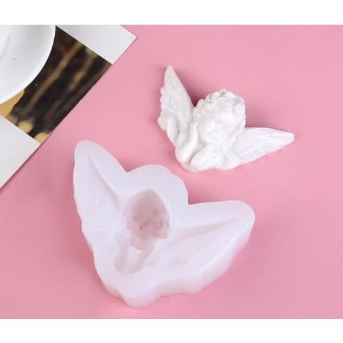 Large Cupid Silicone Wing Cake Mold Fondant Chocolate Decoration Pastry and Bakery Accessories Baking Tools