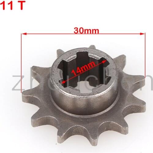 49cc Motorcycle 8mm Chain T8F 11 Tooth Front Pinion Sprocket Cog Motorcycles Drive & Gears Accessories