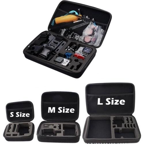 Hard Shell Soft Liner Portable Go Pro Camera Storage Bag Pouch Protective Case Cover for GoPro Hero 2 3+ 4 Travel Carrying Bag