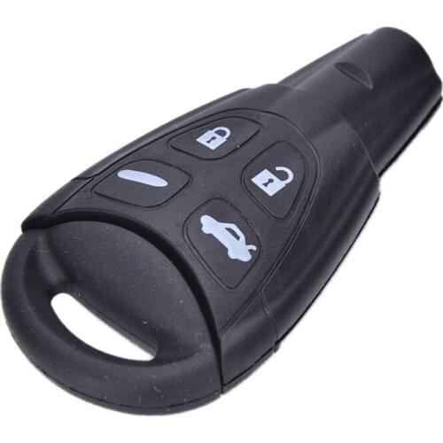 Hot sale Replacement 4 Button Remote Key Fob Case Cover Shell Pad + Insert For SAAB 93 95