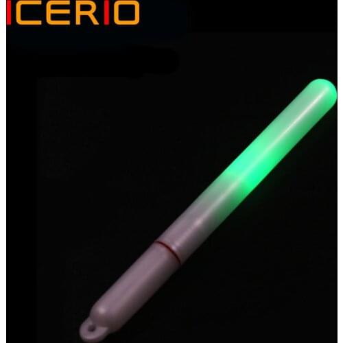 ICERIO 10PCS Electronic Light Sticks Night Fishing Float Rod Light Waterproof Fish Lure Glow Lamp Luminous Stick LQ7580