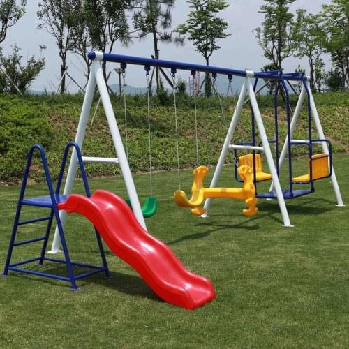 Outdoor baby swing chair playground childrens plastic slide garden toys seat kids monkey bars set children child swing nest Q81