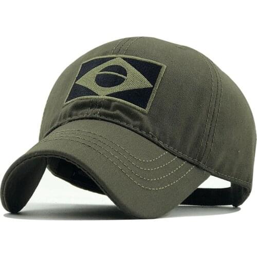 New Tactical Baseball Cap Men Summer Brazil Flag Sun Protection Snapback Cap Male Fashion Casual Golf Baseball Hat Airsoft Hat