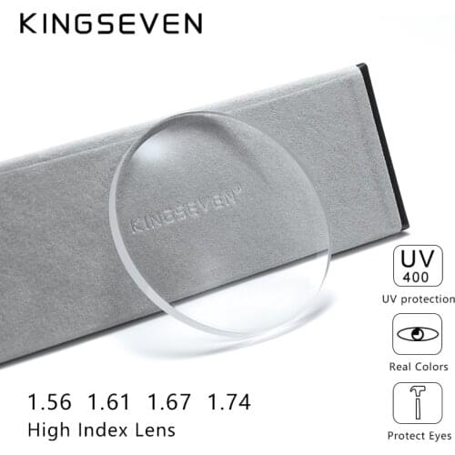 KINGSEVEN Prescription Series Myopia Presbyopia Optical Lens 1.56 1.61 1.67 CR-39 Resin Aspheric Glasses Lense
