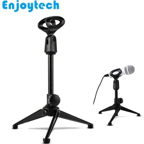 Desktop Mini Tripod with Holder for Microphones Live Streaming Bloggers Mount Stands for MIC