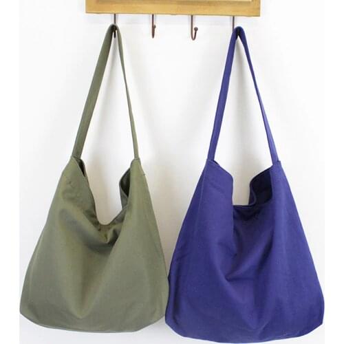 2018 New Art Simple Messenger Bag Casual Canvas Bag Original Handmade Wild Cloth Bag Korean Shoulder Bag