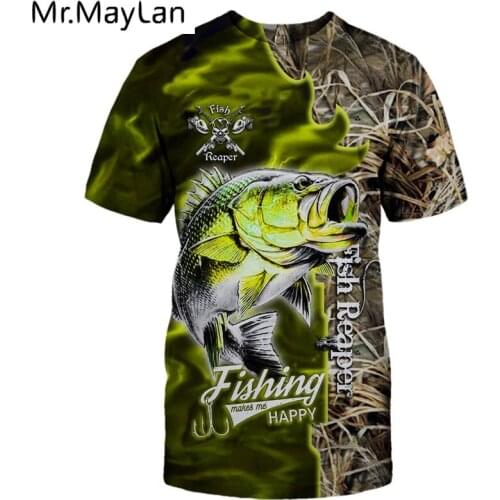 2020 new fishing t shirt style casual Digital fish 3D Print t-shirt Men Women tshirt Summer Short Sleeve O-neck Tops&Tees s-6xl