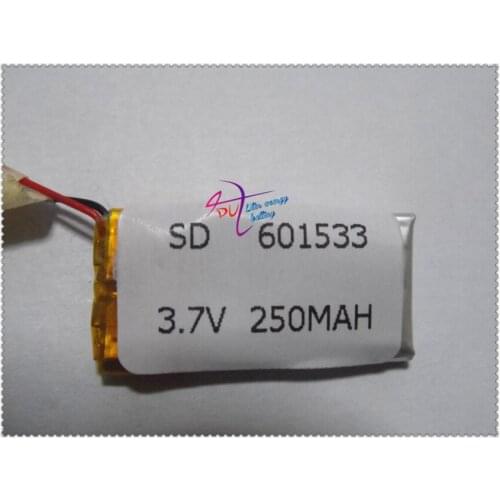 601533 250MAH polymer battery