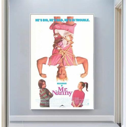 V0668 Mr. Nanny Vintage Classic Movie Wall Silk Cloth HD Poster Art Home Decoration Gift