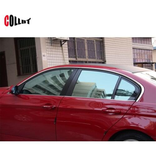 COLLBT High quality Stainless Steel Window Decoration Strips Cover Trim For BMW 3 Series E90 2006-2012 Car Accessories 8Pcs/set