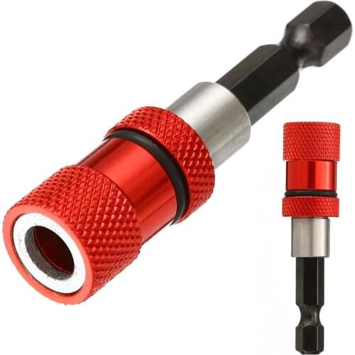 1pc 60mm Magnetic Screwdriver Bit Holder 1/4" 6.35mm Hex Shank Hex Shank Drywall Drill Screw Tools