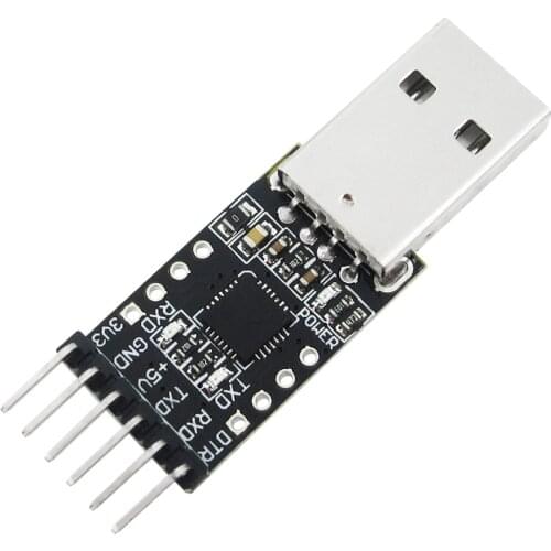 1PCS 6Pin USB 2.0 to TTL UART Module Serial Converter CP2102 Replace Ft232 Adapter Module
