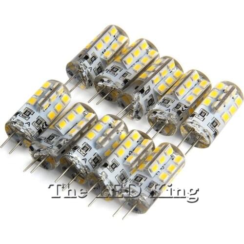 10pcs G4 LED Bulb Lamp High Power 3W SMD2835 3014 DC 12V AC 220V White/Warm White Light replace Halogen Spotlight Chandelier