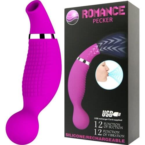 12 suction 12 vibration rechargeable Nipple Clit Pussy Pump Silicone g spot vibrator clitoris stimulator Oral Sex Toy