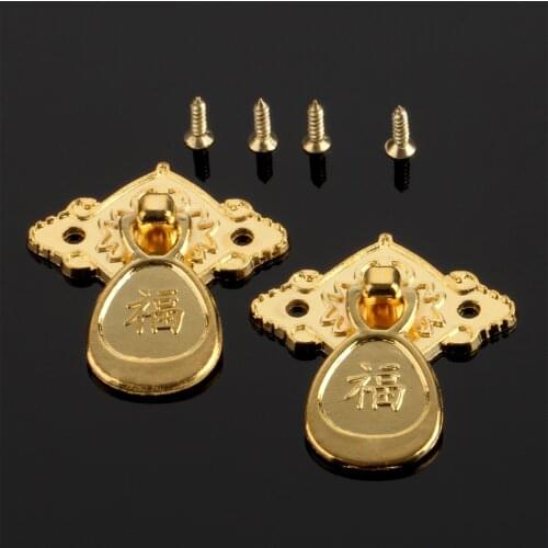 2pcs Chinese Pull Handles 38*34mm Cabinets Single Hole Door Knob Wardrobe Drawer Closet Pull Handle