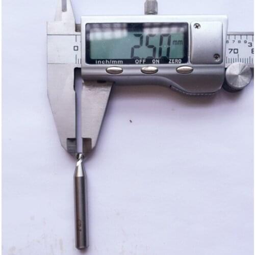 2pcs/lot P25 end milling cutter 2.5MM HSS drill bit for AN-SAN Panther dimple & laser key cutting machines TR2050 model