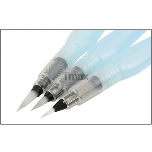 3 Pieces Pentel FRH Aquash Water Brush Pen Water Color Paint Pen Calligraphy Pen