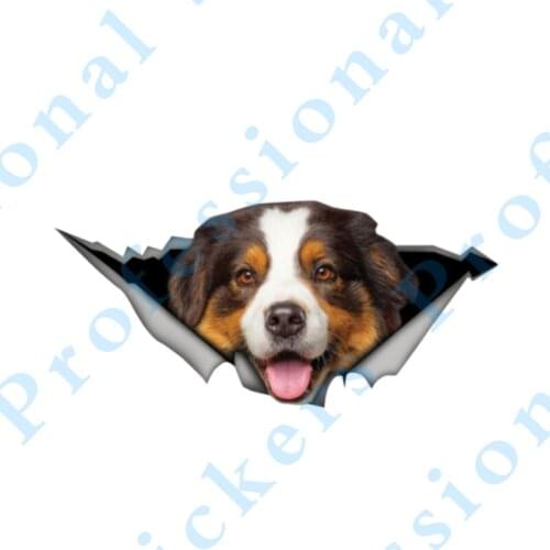 3D Animal 13 x 8.6Brindle greyhound Sticker Torn Metal Vinyl Decal Lovely Car Stickers Motorcycle Trunk Animal 3D Car Styling