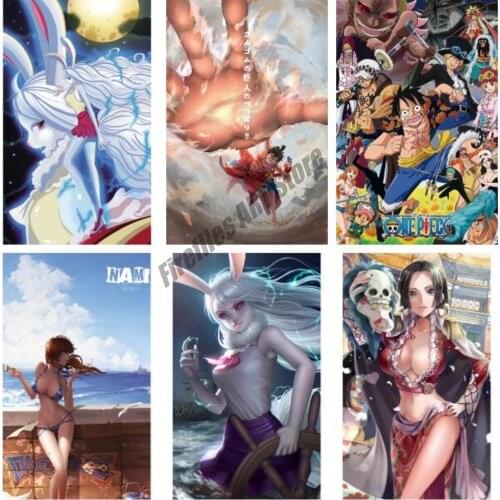 Anime Canvas Painting Luffy Soron Ace Posters and Prints Wall Art Nordic Room Decoration Pictures for Living Home Decor Gift