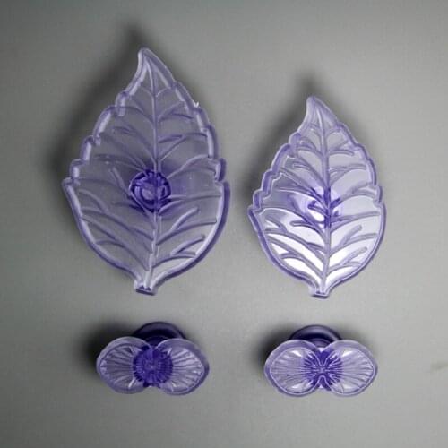 Free Shipping High Quality Plastic Hydrangea shaped Cake Fondant Impressing Moulds Set