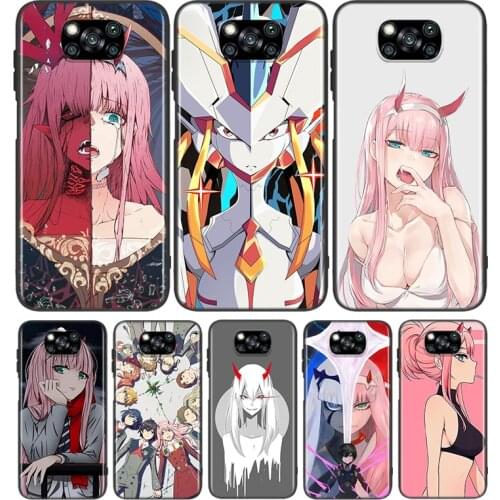 Zero Two Darling In The FranXX For Xiaomi Poco X3 NFC M2 X2 F2 C3 M3 Pocophone F1 Pro Mi Play Mix 3 A2 A1 6 5 lite Phone Case