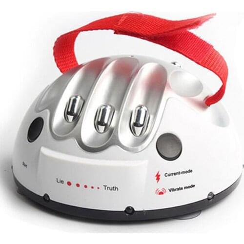 Polygraph Test Tricky Lie Detector Shocking Liar Funny Adjustable Adult Micro-Truth Party Game Consoles Gifts Toy