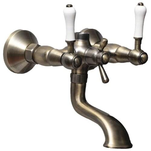 Porselen Kol Küresel Banyo Bataryası Antik