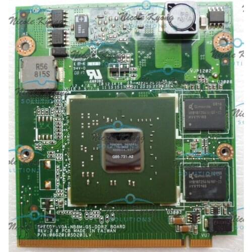 Factory Improved 8400M GS G86-731-A2 DDR2 NB8M-GS REV 2.0 08G2010SD20ILV VGA Video card for Y510 Y510A Y530 F51 F51A V550 15303