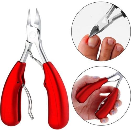 Nail Art Clipper Nipper Manicure Fingernail &Toenail Scissors Ingrown Dead Skin Plier Stainless Steel Trimming Care Tool